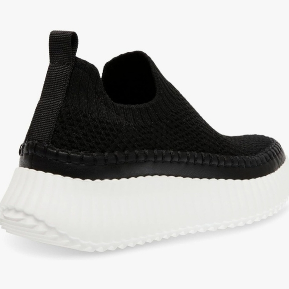 NEW STEVE MADDEN Samarah Black slip on knit shoe in black SZ 9 - Picture 6 of 17